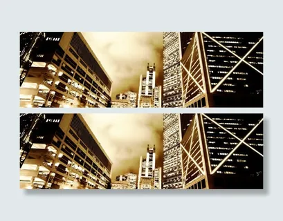 简约大气都市夜景海报背景