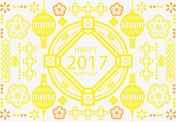 矢量2017装饰图案底纹免抠