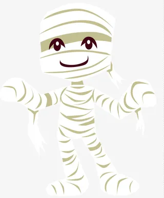 万圣节木乃伊免抠