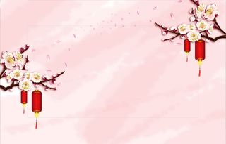 粉色桃花涂抹登录成功菜单界面高清