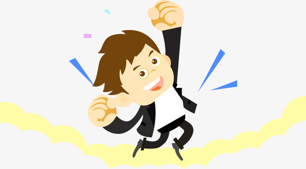 金融小人广告免抠