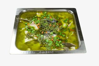 鲜青花椒鱼片火锅免抠