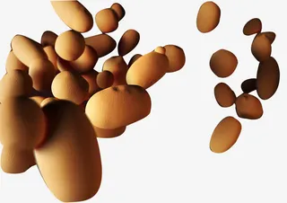 酵母微生物图片素材免抠