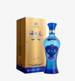 海之蓝白酒免抠