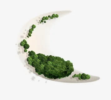 月牙岛海岛免抠