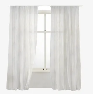 白色的清新干净窗帘免抠背景摄影风景元素
