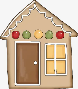 卡通手绘小房子免抠