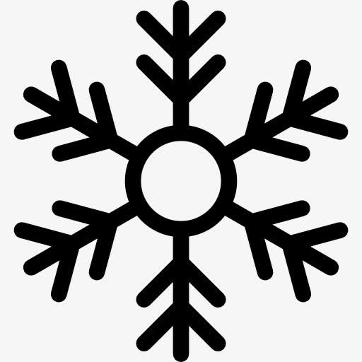 圣诞雪花图标免抠