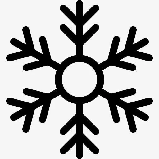 圣诞雪花图标免抠