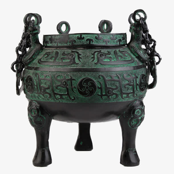 古代器皿摆件免抠