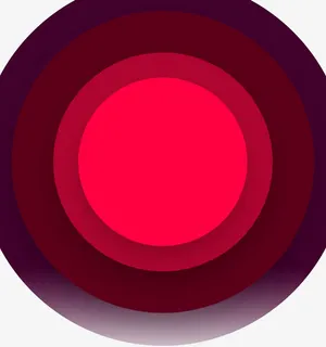 红色渐变圆形舞台背景