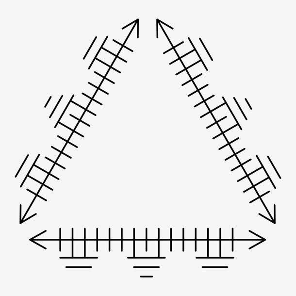 三角形边框免抠