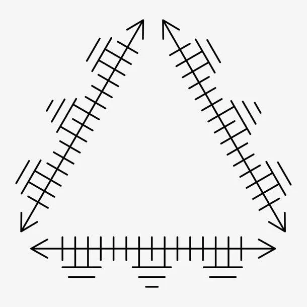 三角形边框免抠