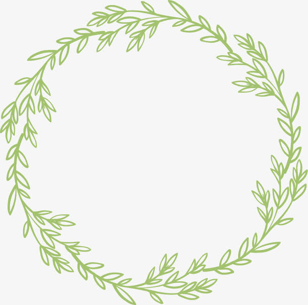 花环花边手绘边框免抠