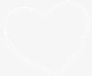 白色清新爱心边框纹理免抠