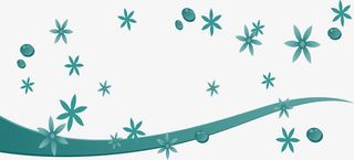 手绘绿色藤蔓免抠