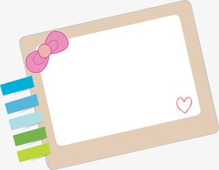 蝴蝶结边框免抠