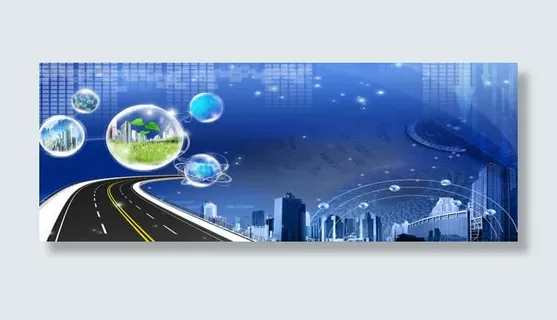 创意科技海报免抠