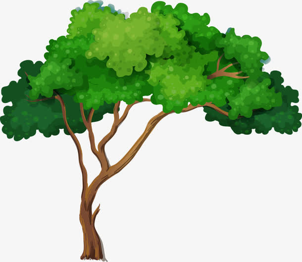 卡通树木免抠