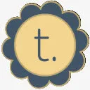 花瓣社交媒体PNG网页图标twitter免抠