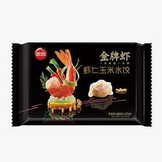 虾仁玉米速冻水饺免抠