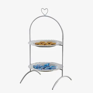 盘欧式铁艺蛋糕架免抠