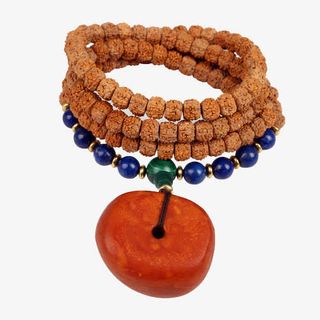 纯粹平安扣吊坠项链免抠