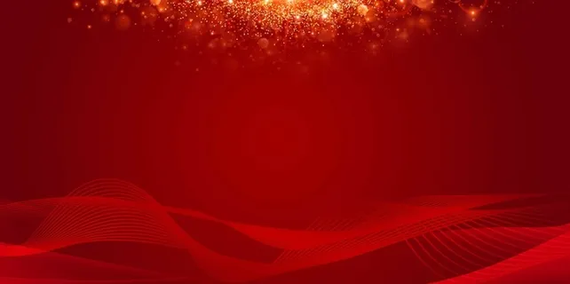 年会红色大气企业邀请函广告高清