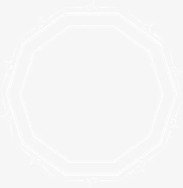 手绘灰色圆圈免抠
