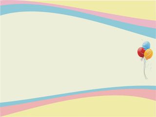 黄色红色蓝色线条气球免抠