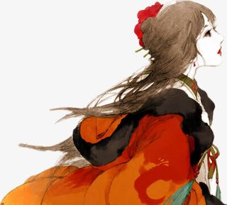 人物剪影卡通人物图片免抠