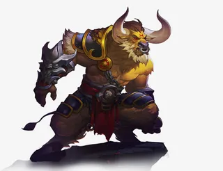 卡通牛魔王全民游戏人物免抠