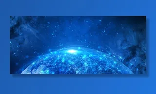 蓝色地球，脉络连接地球高清