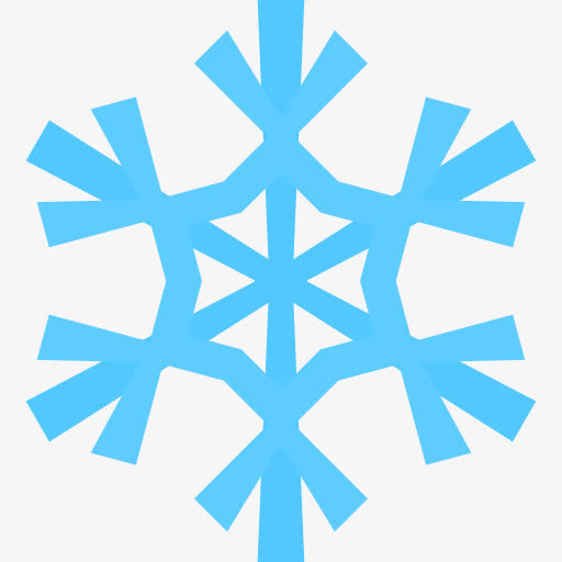 雪花christmas-flat-color-icons免抠