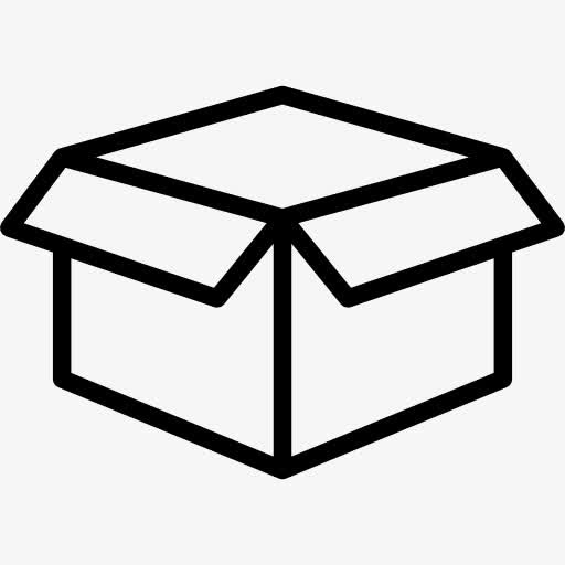 打开纸箱图标免抠
