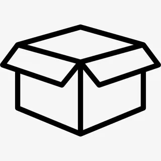 打开纸箱图标免抠 打开纸箱图标免抠