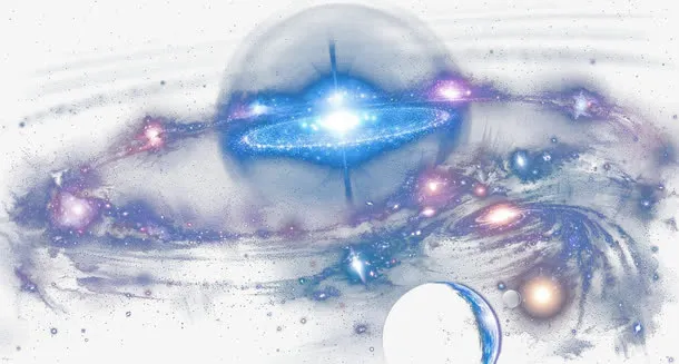 梦幻星河免抠