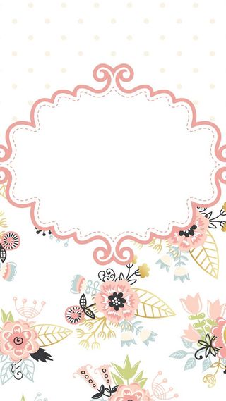 简约花朵请柬H5背景高清