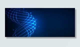 蓝色光效背景高清