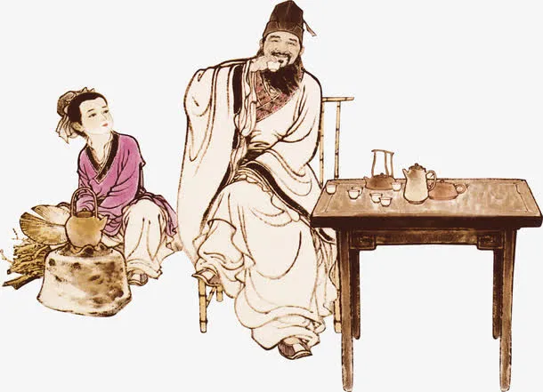 老中医png元素免抠