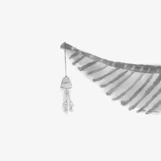 古风灰色系屋檐免抠