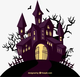 万圣节城堡免抠