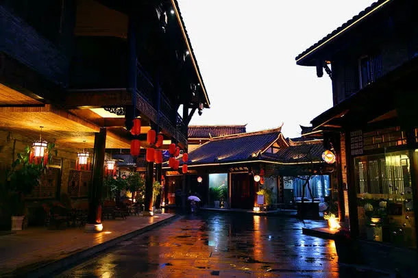 中国过年夜景免抠