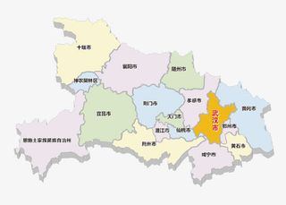 湖北地形图免抠