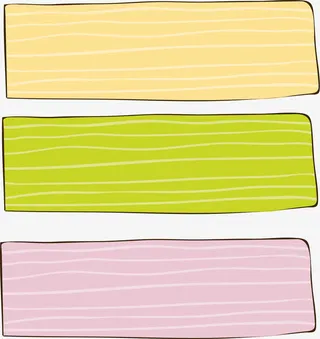 彩色条纹边框免抠