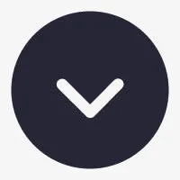 手绘黑色向下箭头图标免抠
