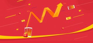 活动红色背景手机优惠banner