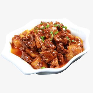 产品实物香气诱人土豆鸡块免抠