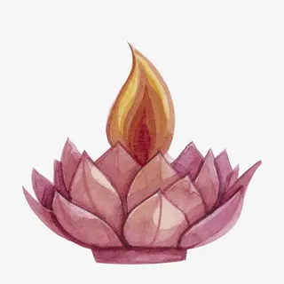 矢量莲花灯免抠