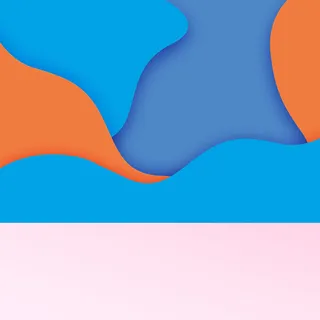 橙蓝撞色创意背景免抠 橙蓝撞色创意背景免抠